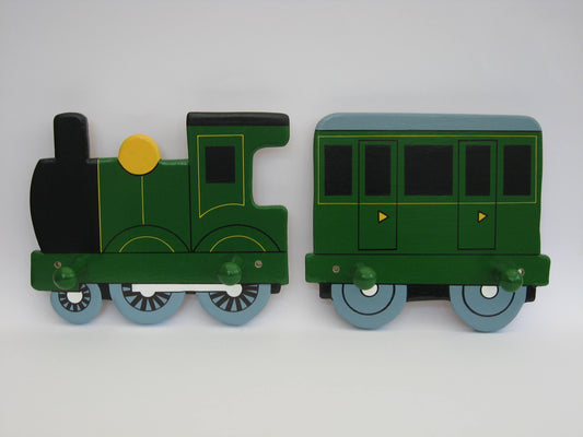 Green Train & Coach Coat Hook