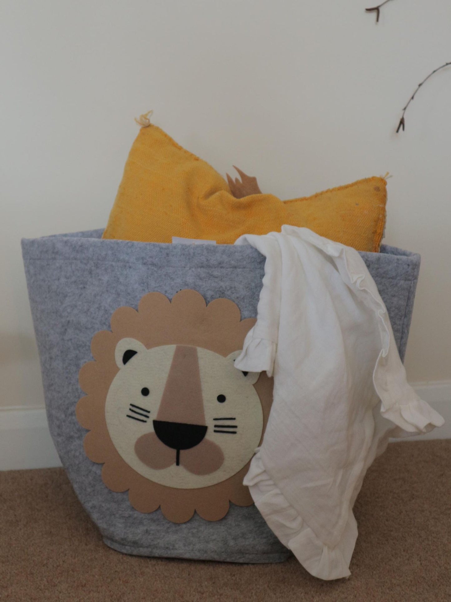 Lion Storage Basket