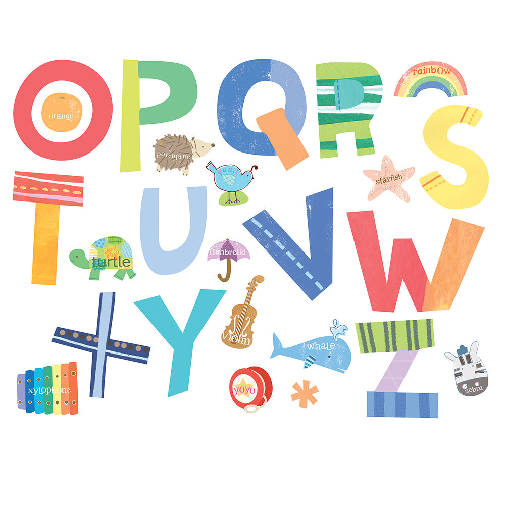 alphabet fun wall stickers