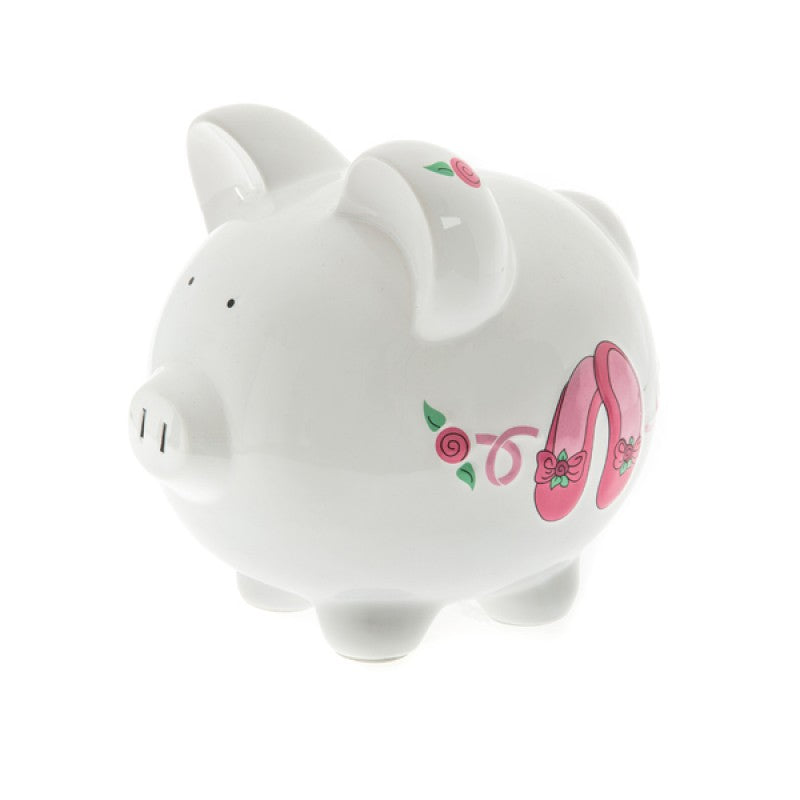 childrens ballet shoes piggy bank