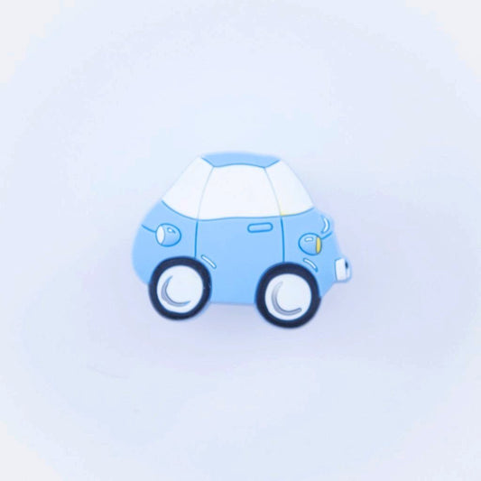 childrens blue car door knob / drawer knob