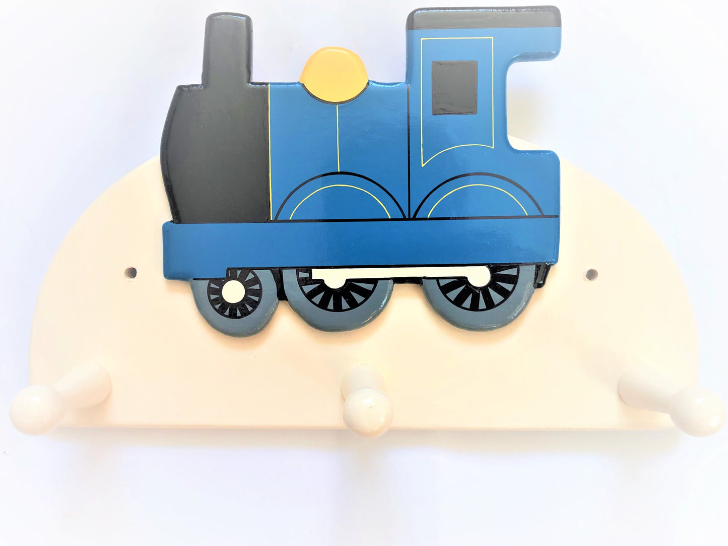 Blue Train Coat Hook