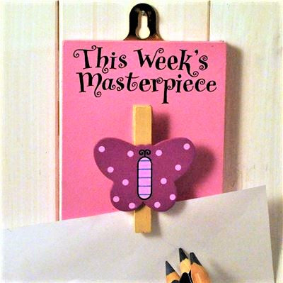 childrens butterfly masterpiece peg