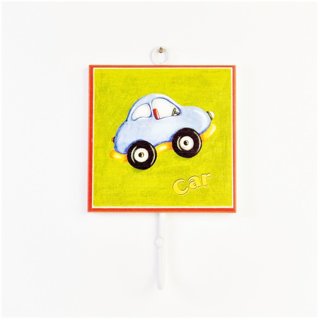 children's individual wall car coat hook