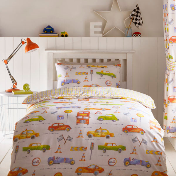 childrens cars bedding