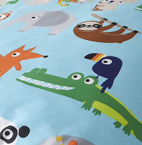 Animal Adventures Single Bedding Set