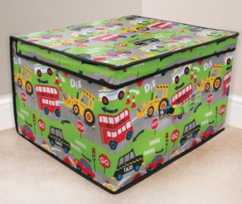 childrens road works storage box
