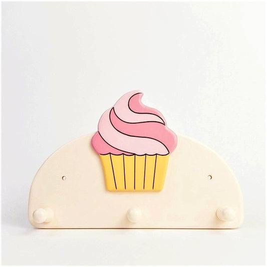 children's cupcake wall coat hook