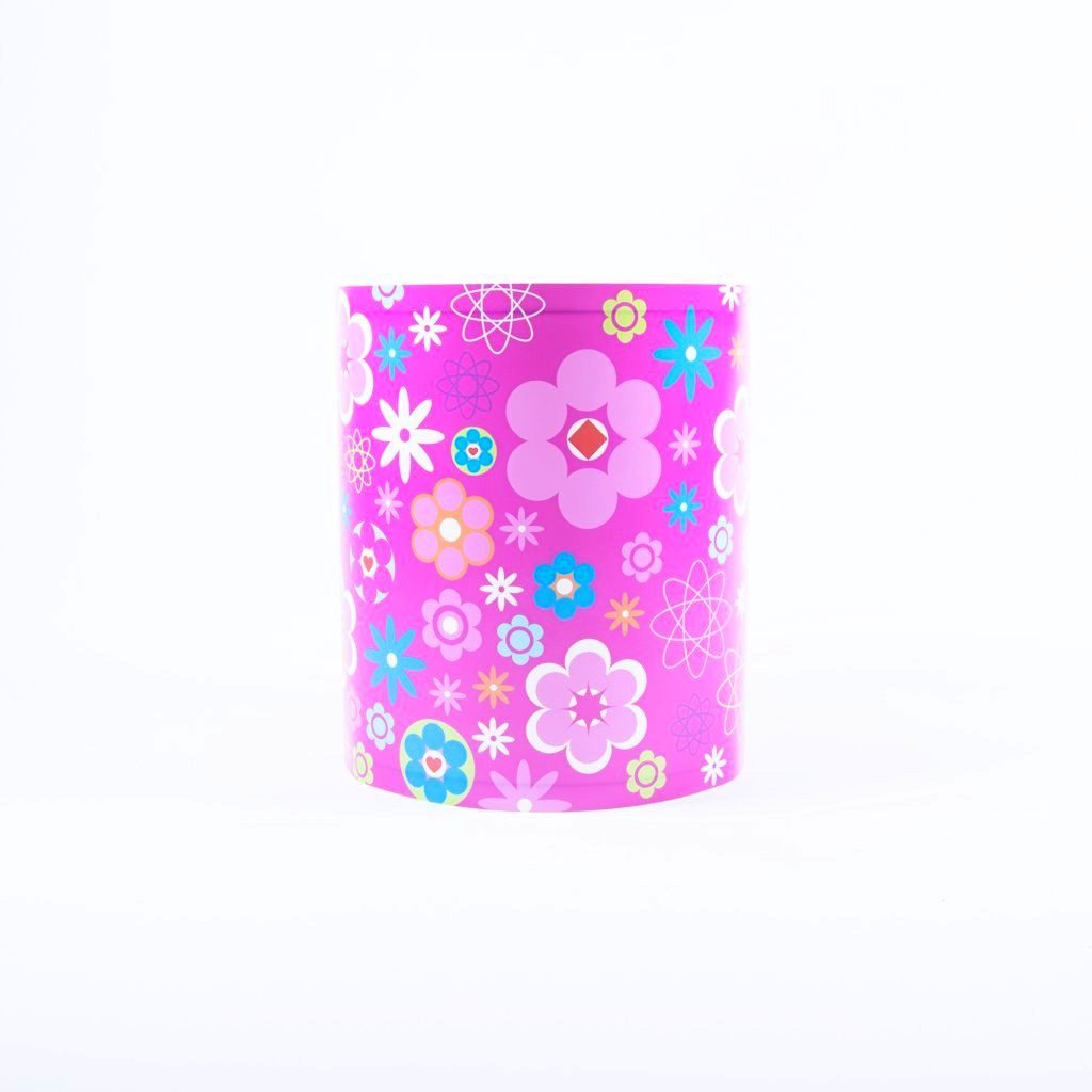 children's deep pink floral light shade
