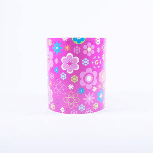 children's deep pink floral light shade