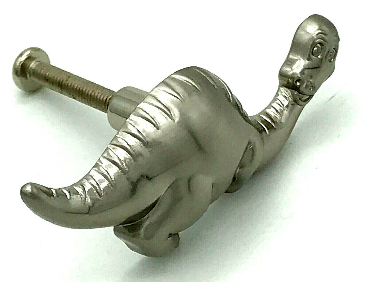 Dinosaur (Brushed Nickel) Door Knob