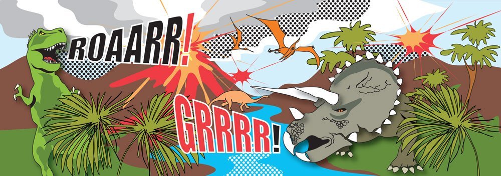 children's dinosaur light shade / be dside lamp