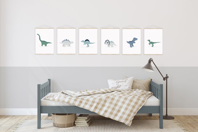 Set of 6 Dinosaur Prints