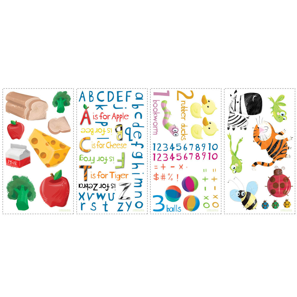 children's educational wall stickers