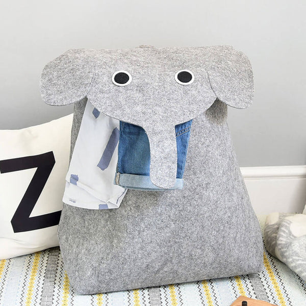 Elephant Laundry Storage Basket