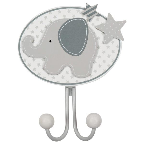 Elephant and Stars Coat Single Hook