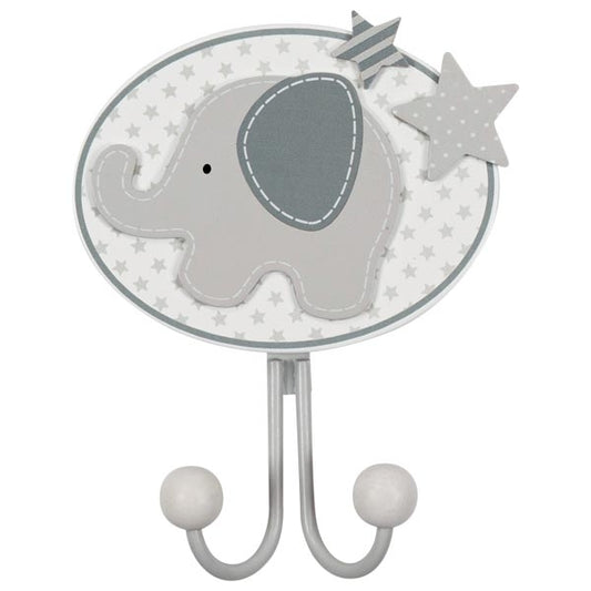 Elephant and Stars Coat Single Hook