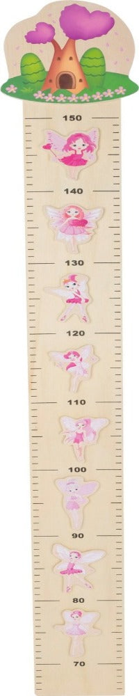 childrens wooden Fairy Height Chart