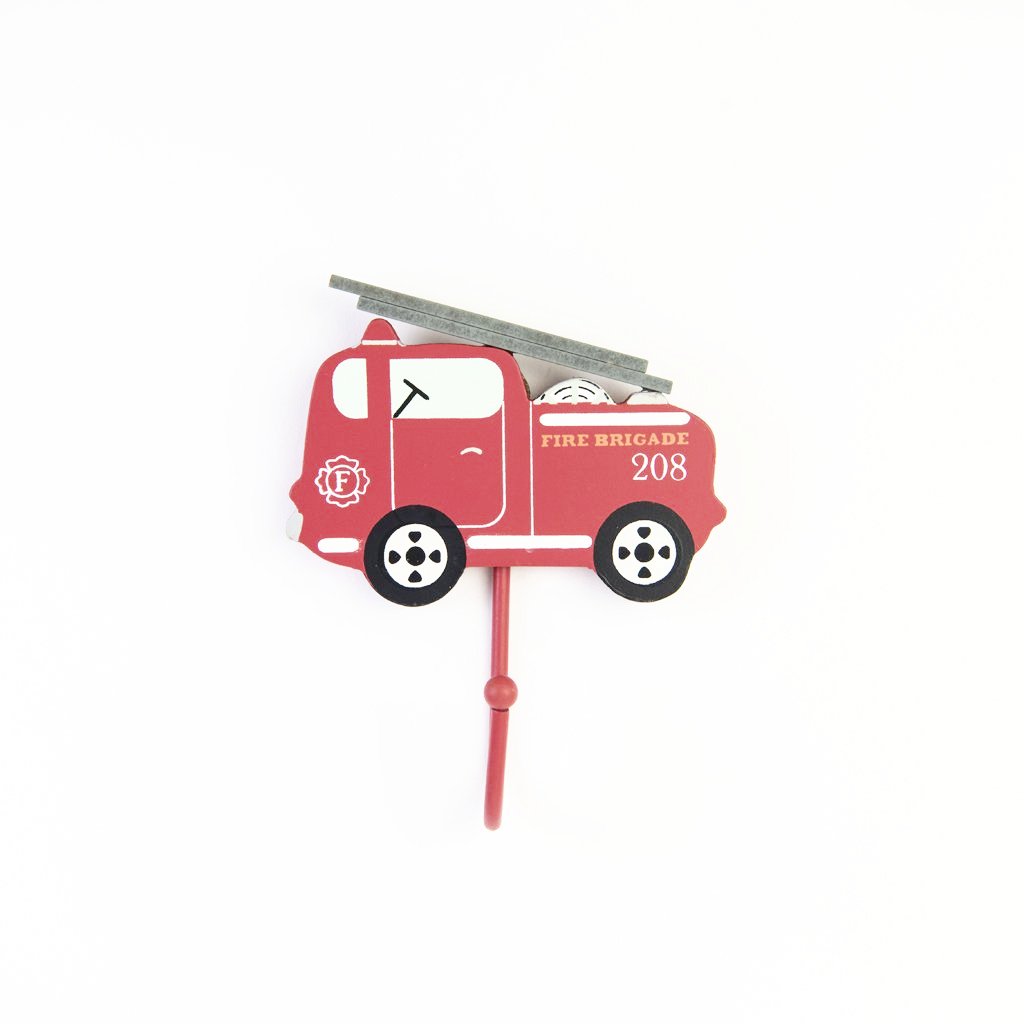 children's fire engine wall hook