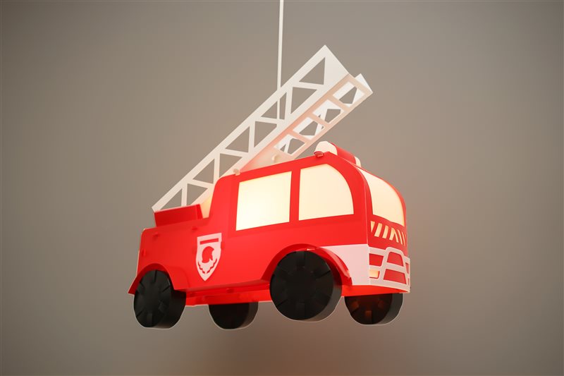 Fire Engine Ceiling Light