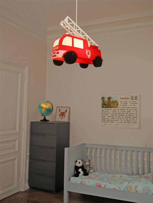 Fire Engine Ceiling Light