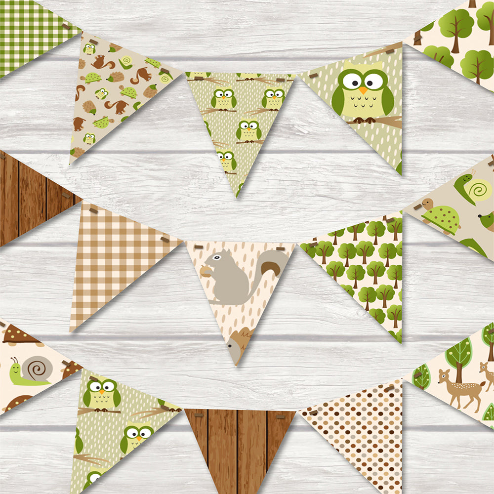 children's forest, woodland, owls bunting