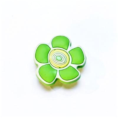 childrens green crazy daisy flower door knob