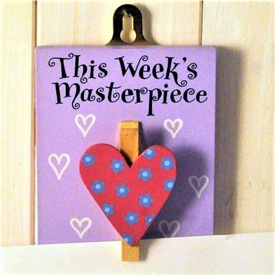 girls heart masterpiece peg