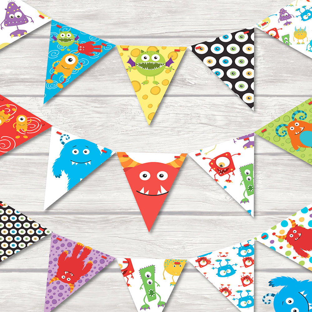 children's monster bunting