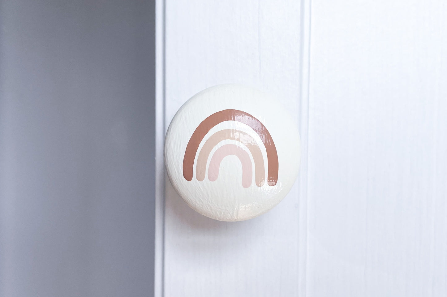 Neutral Rainbow Door Knob