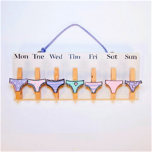 children's educational pant days pegboard