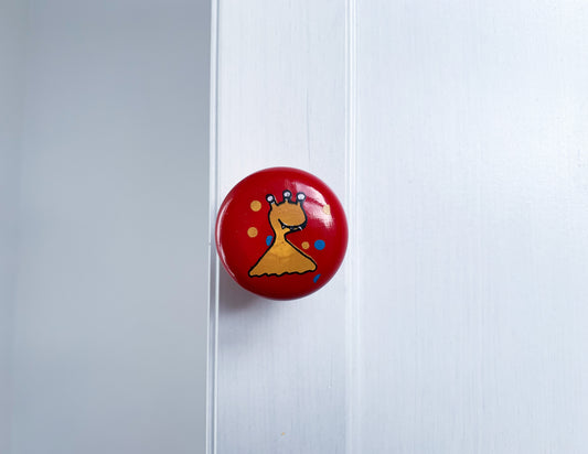 Yellow Monster Door / Drawer Knob