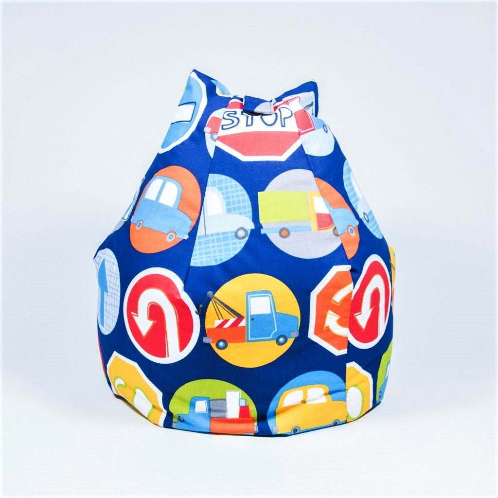 childrens road signs bean bag