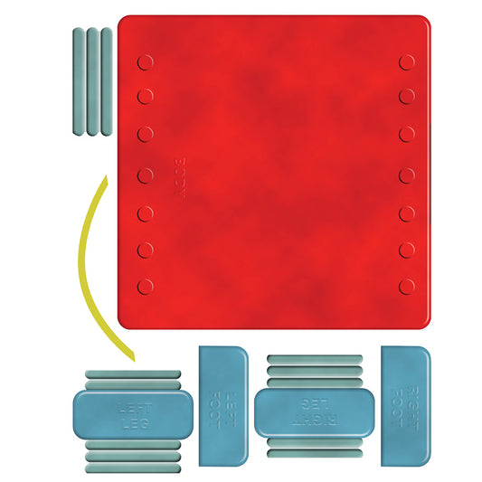 children's robot wall stickers