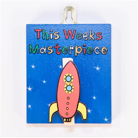 children's rocket masterpiece peg