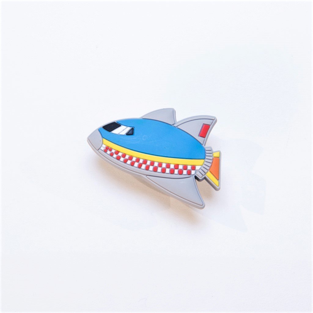 children's rocket ship door knob