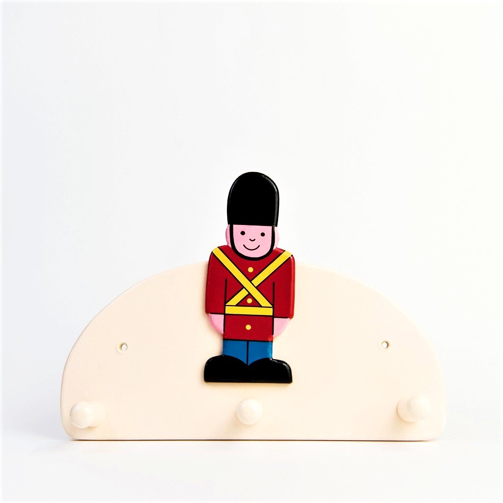 children's soldier coat hook