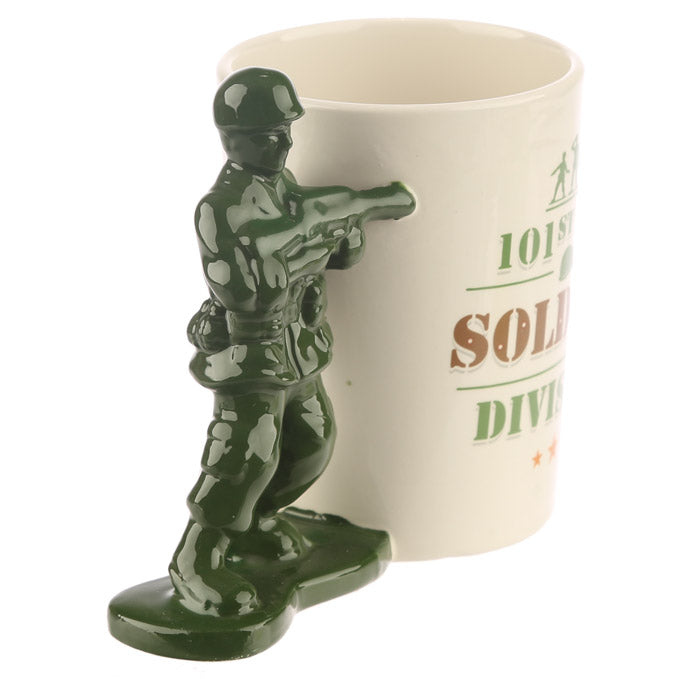 childrens arm soldier cup / mug 