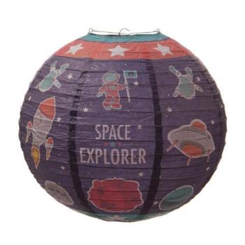 children's space paper light shade