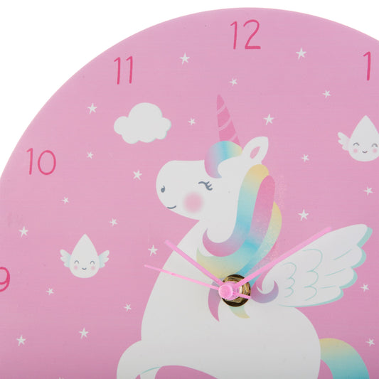 childrens unicorn clock