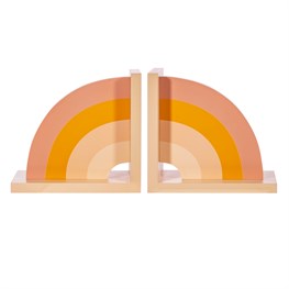 Neutral Rainbow Bookends