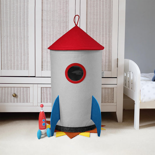 Space Rocket Laundry Storage Basket