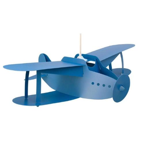 blue aeroplane pendant ceiling lightshade