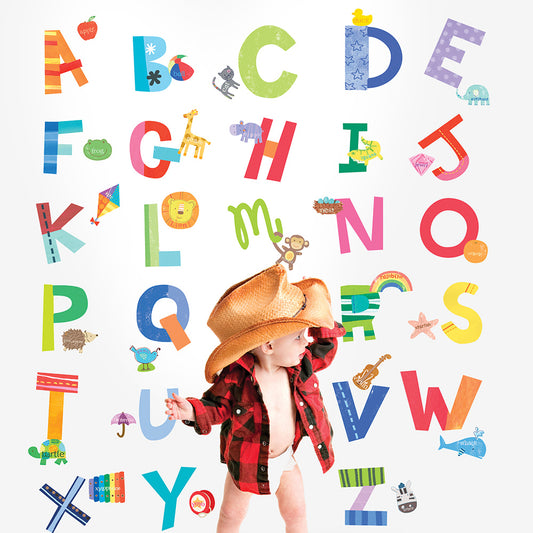 alphabet fun wall stickers