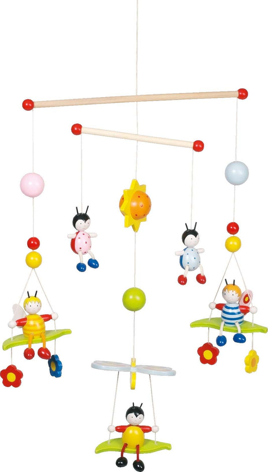 childrens hanging 3D Bees and Beetles Mobile