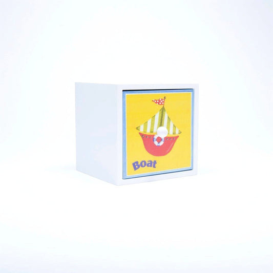 children's boat storage cube