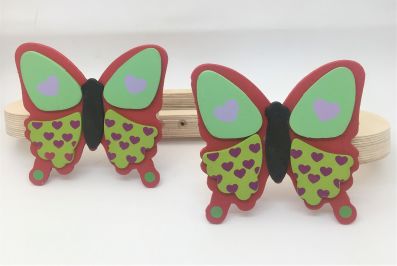 childrens butterfly curtain tie backs