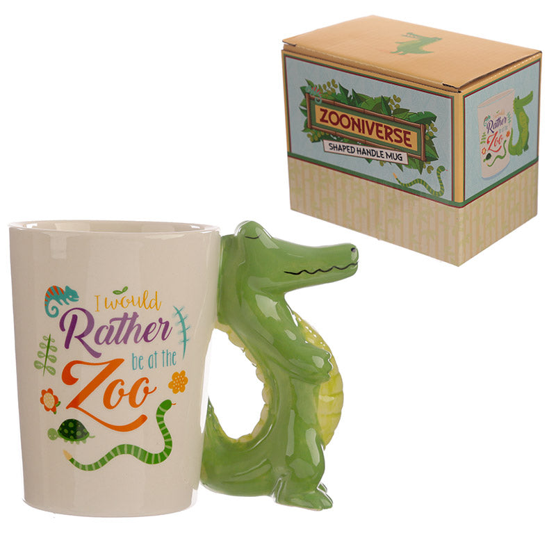 childrens ceramic crocodile jungle cup / mug 