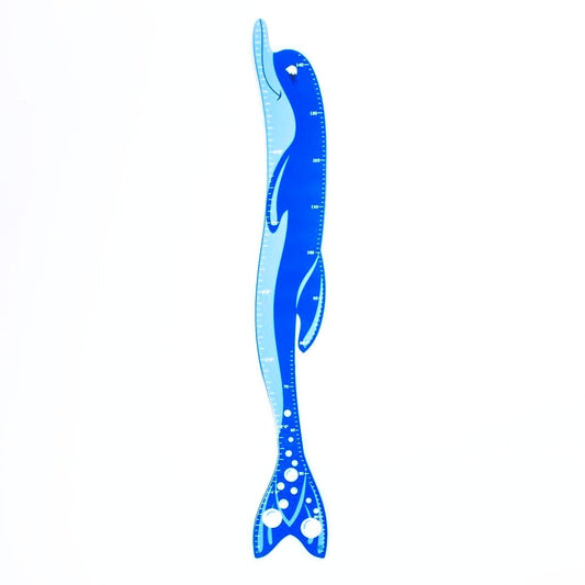 children's wooden dolphin height chart