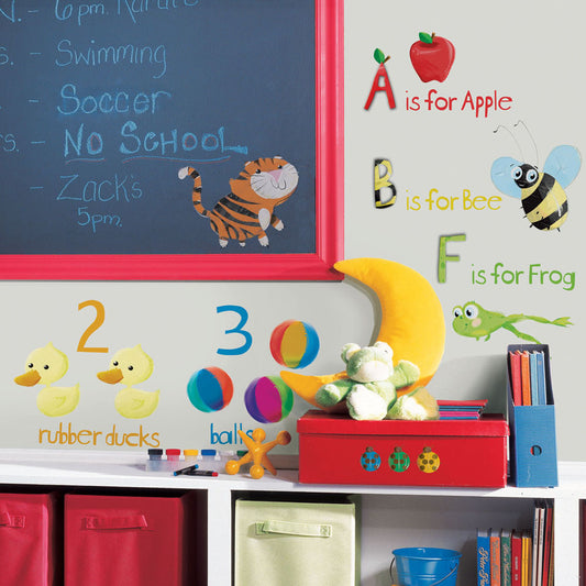 children's educational wall stickers